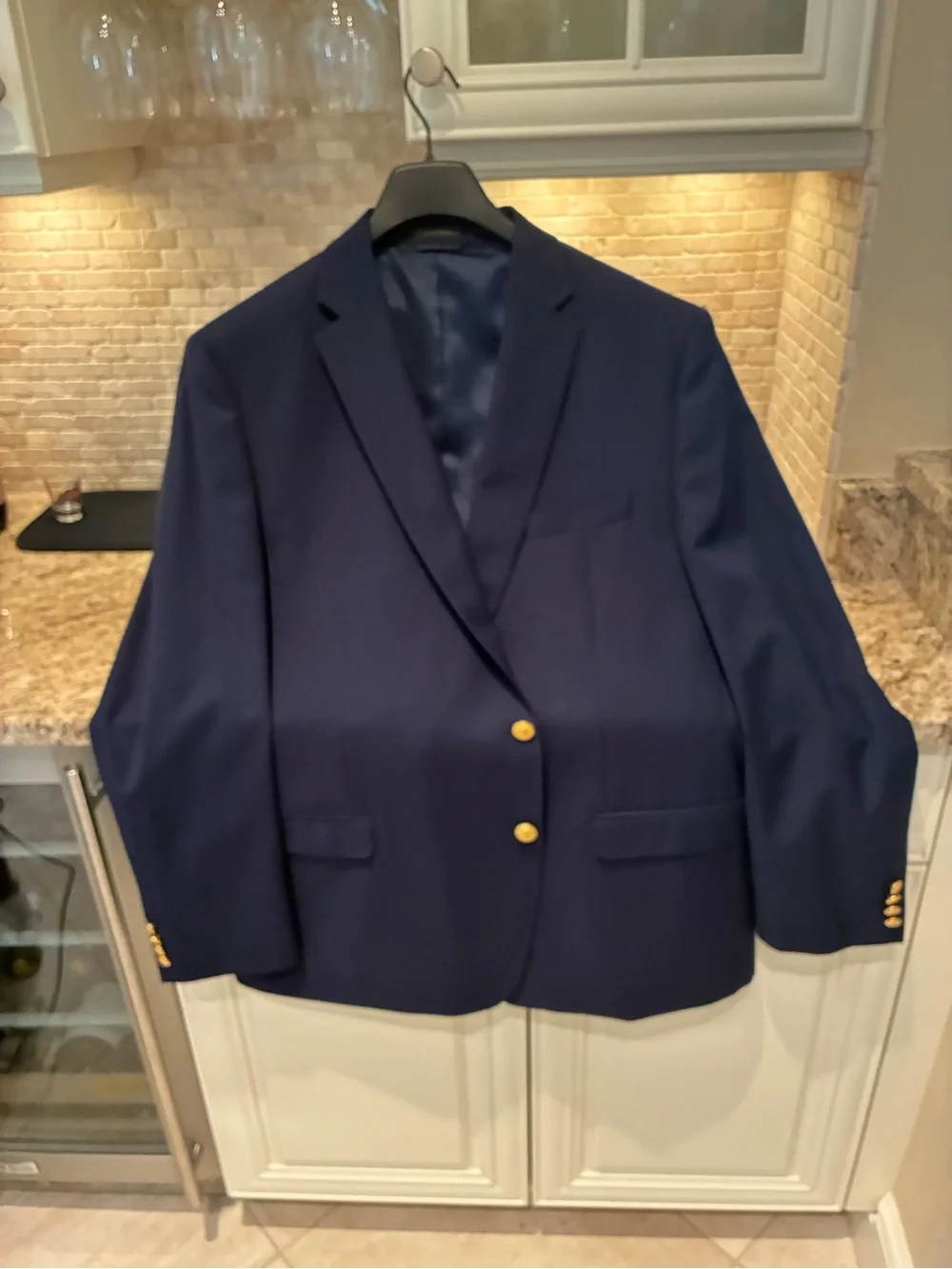 Lauren Ralph Lauren Navy Sport Coat with Gold Buttons